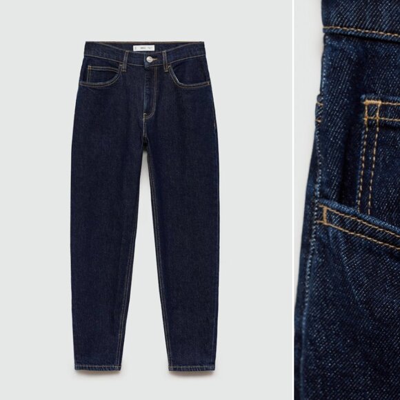 Never Worn Mango Mom High Waist Jeans - Picture 2 of 2